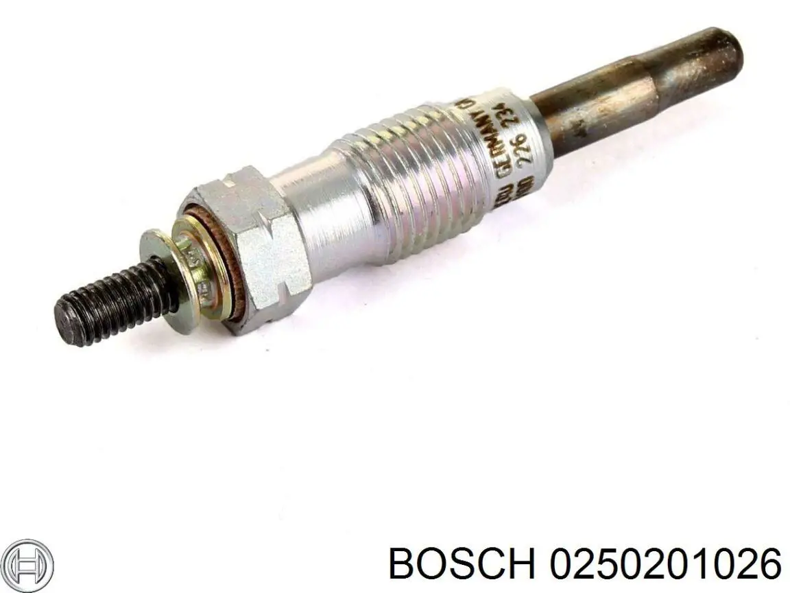 Свіча накалу Bosch 0250201026 ціна, від 6.60 USD