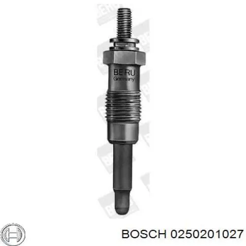 Свічки запалювання Bosch 0250201027
