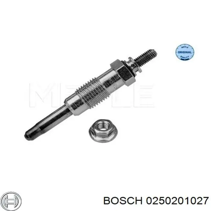 0250201027 Bosch Свічки розжарювання