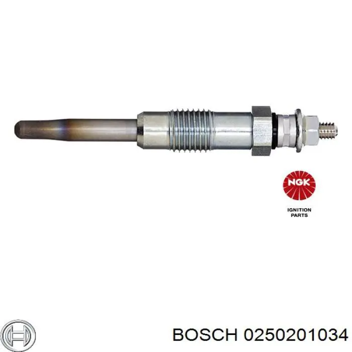 Купити 0250201034 Bosch Свічка накалу