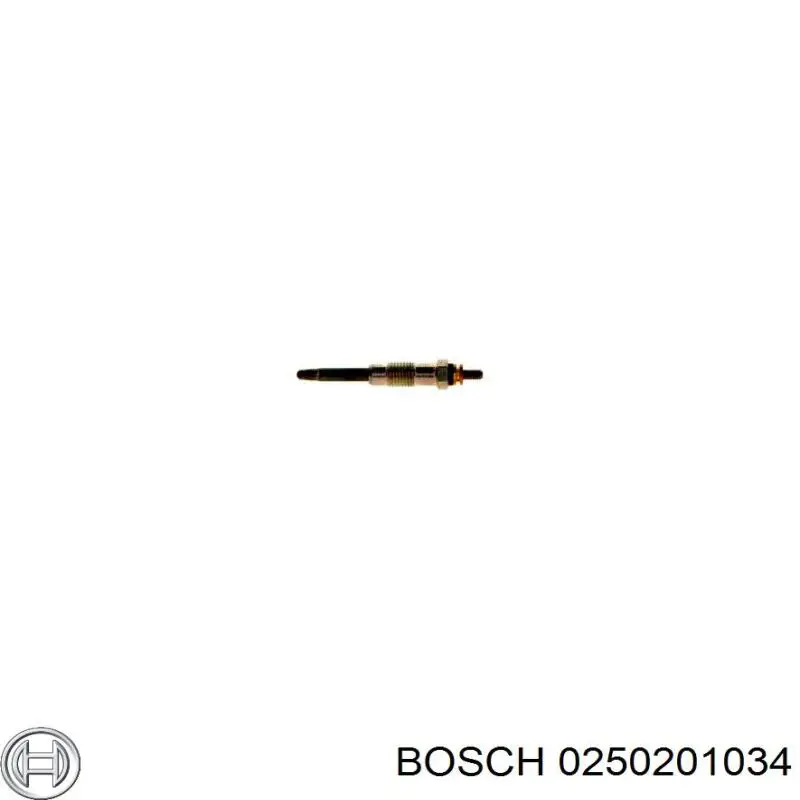 Свічка накалу 0250201034 Bosch