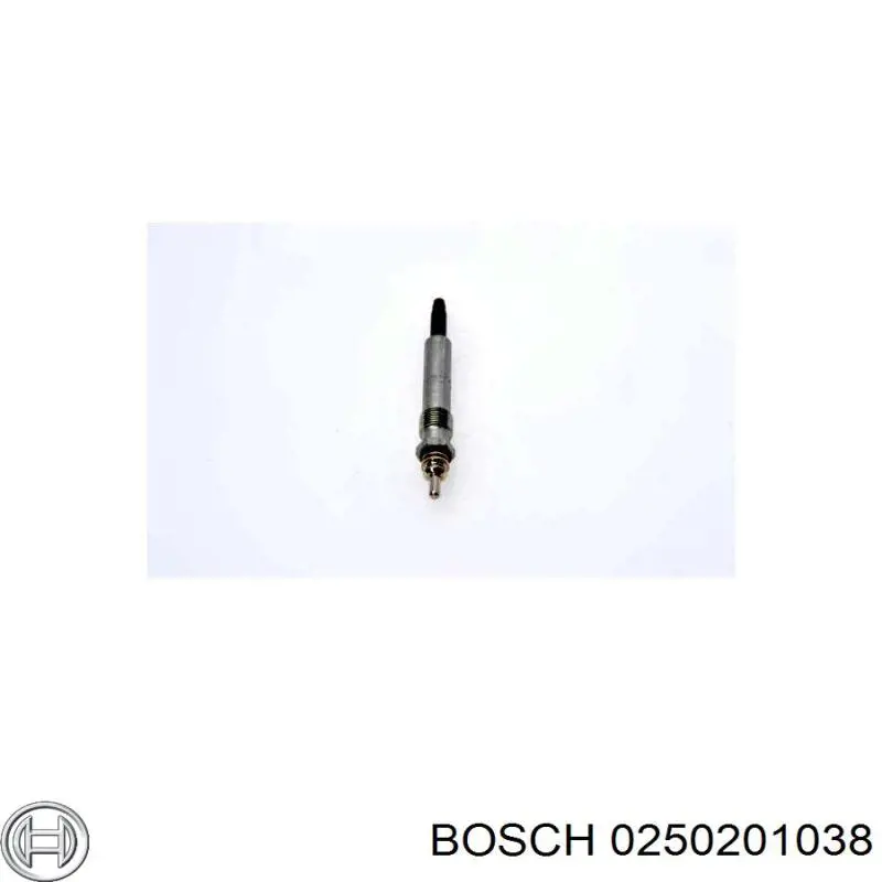 Свіча накалу Bosch 0250201038 ціна, від 7.98 USD
