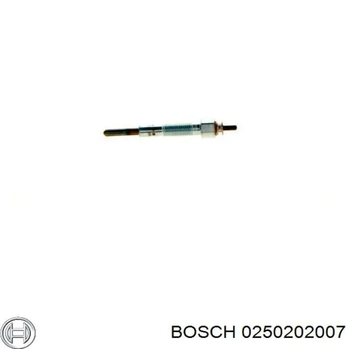 Свічка накалу 0250202007 Bosch