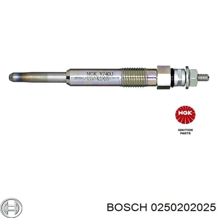 0250202025 Bosch Свічки розжарювання