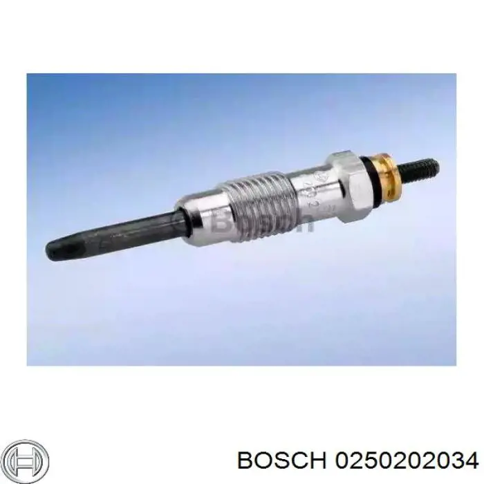 Свічка накалу 0250202034 Bosch