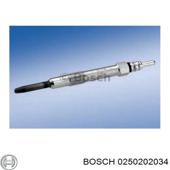 Свіча накалу Bosch 0250202034 ціна, від 7.33 USD