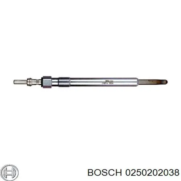 Свіча накалу Bosch 0250202038 ціна, від 15.33 USD