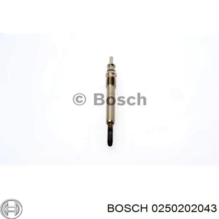 0250202043 Bosch свічка накалу