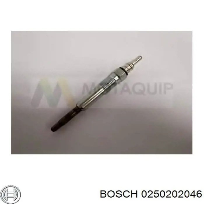 Свічка накалу 0250202046 Bosch
