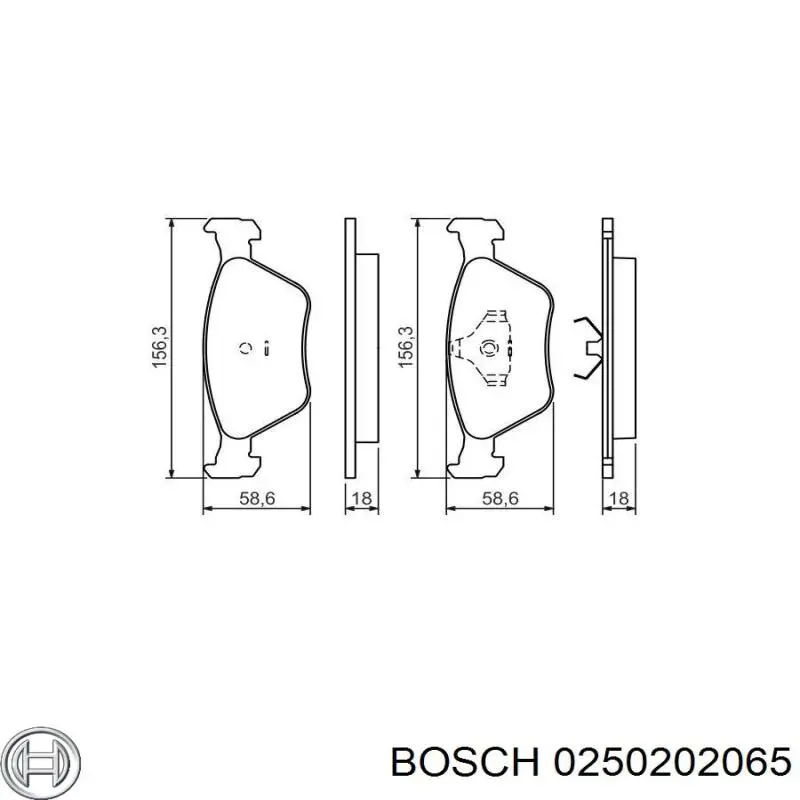 Свіча накалу Bosch 0250202065 ціна, від 10.43 USD