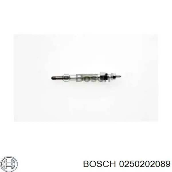 Свіча накалу Bosch 0250202089 ціна, від 8.43 USD