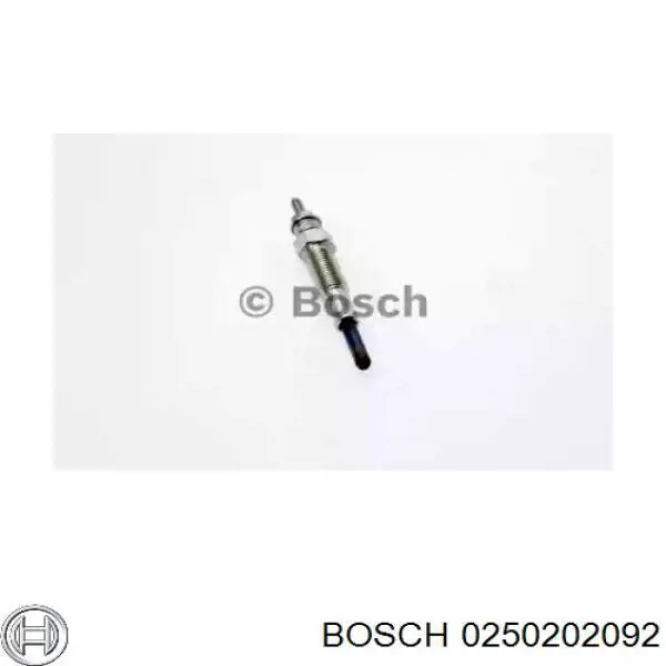 Свіча накалу Bosch 0250202092 ціна, від 10.00 USD