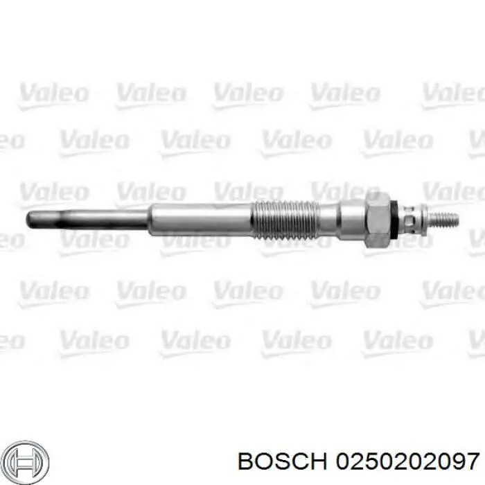 Купити 0250202097 Bosch Свічка накалу