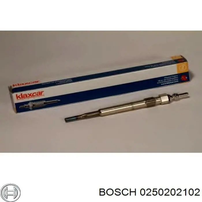 Свіча накалу Bosch 0250202102 ціна, від 10.16 USD
