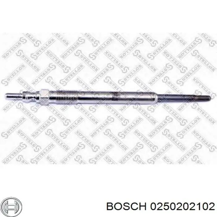 0250202102 Bosch Свічки розжарювання