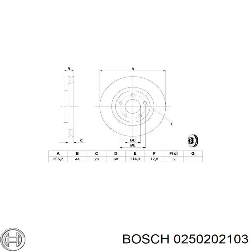 Купити 0250202103 Bosch Свічка накалу