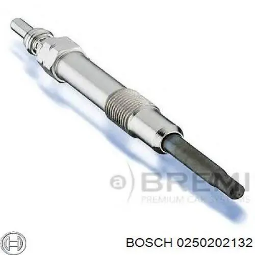 Свічки запалювання Bosch 0250202132