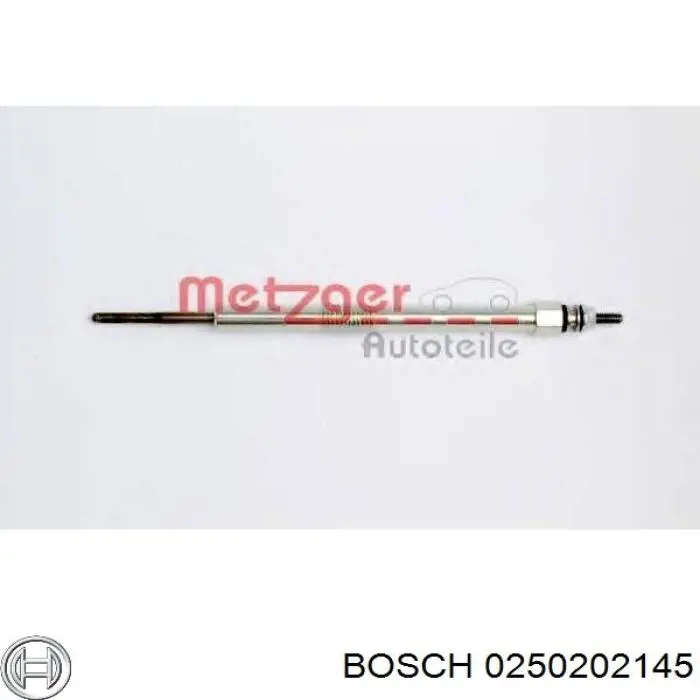 Свічка накалу 0250202145 Bosch