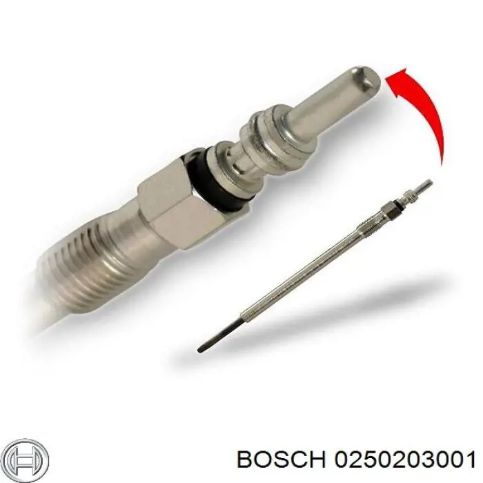 Свічка накалу 0250203001 Bosch