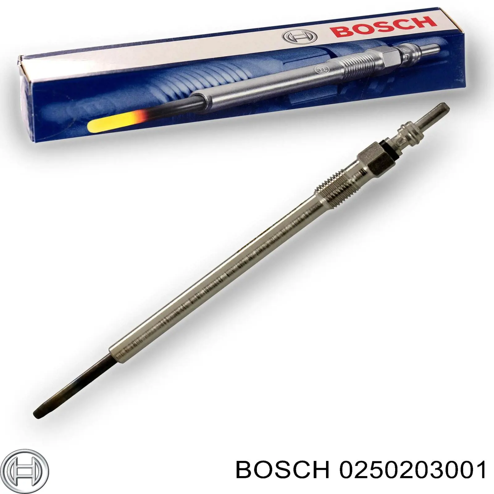 Свічка накалу 0250203001 Bosch