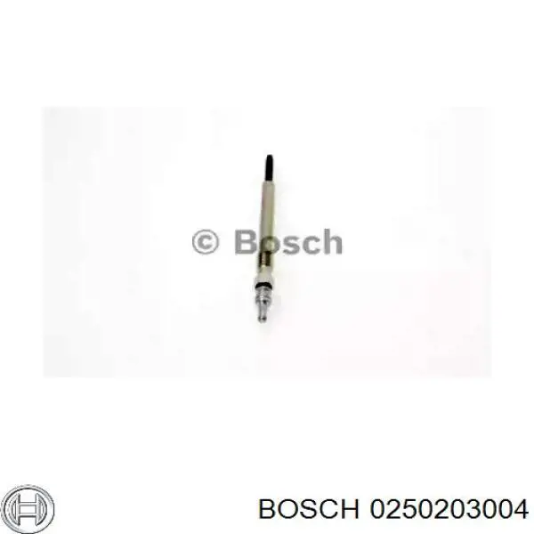 Свічка накалу 0250203004 Bosch