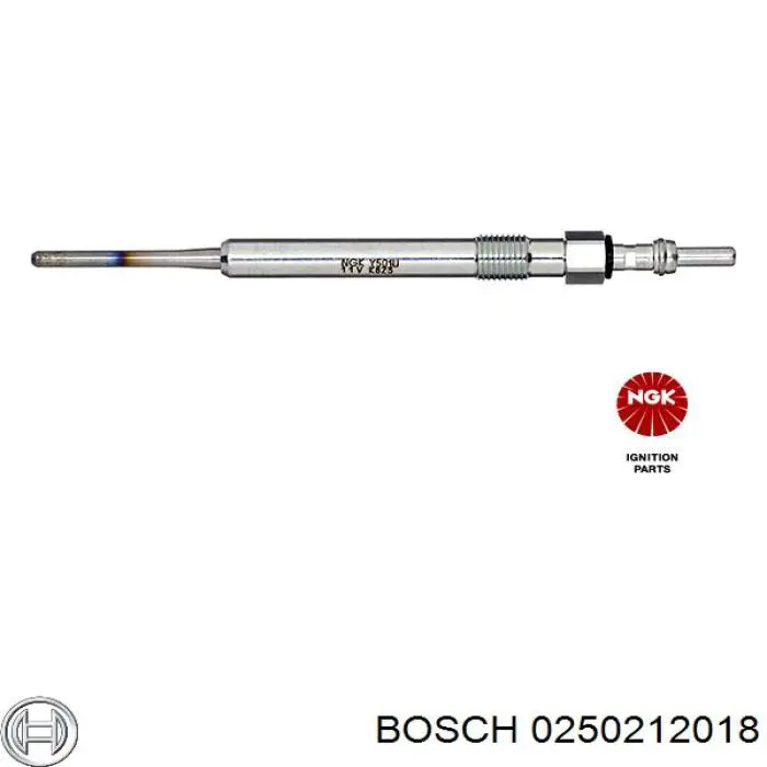Свічка накалу 0250212018 Bosch