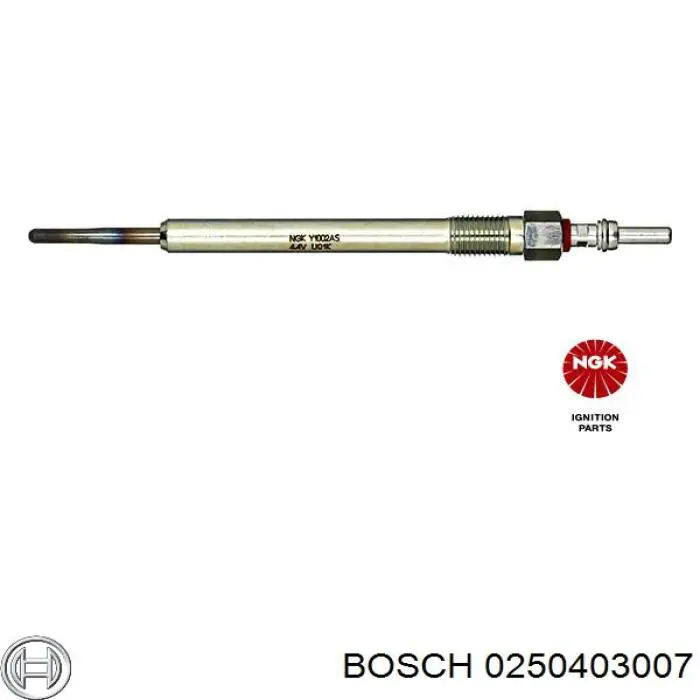 Свіча накалу Bosch 0250403007 ціна, від 11.99 USD