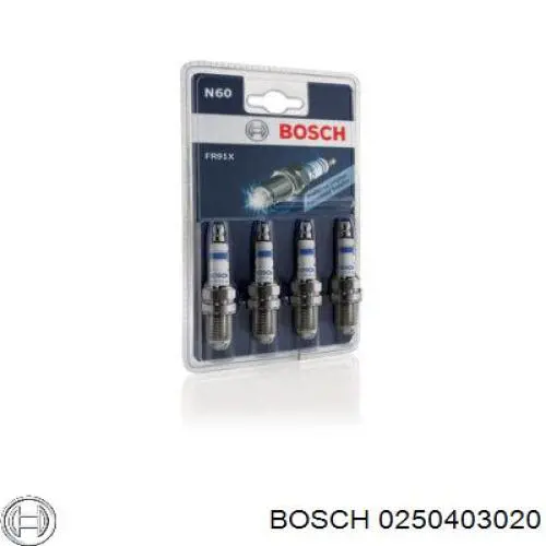 Свічка накалу 0250403020 Bosch