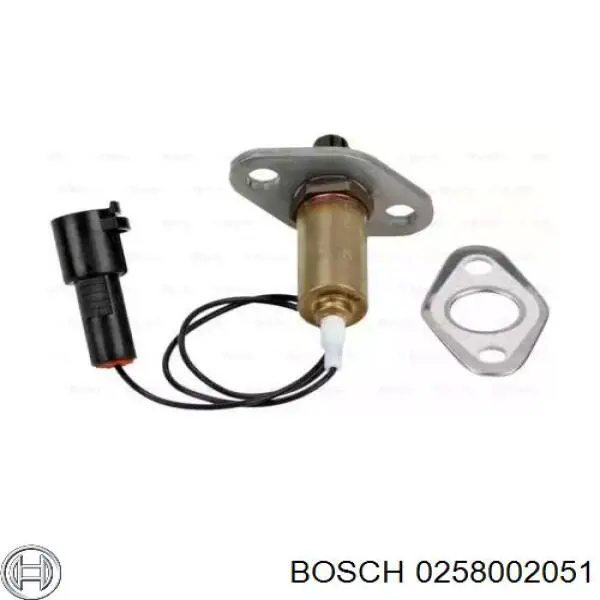 0258002051 Bosch лямбдазонд, датчик кисню до каталізатора