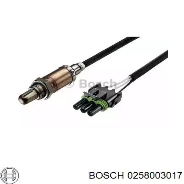 Купити 0258003017 Bosch Лямбдазонд, датчик кисню до каталізатора