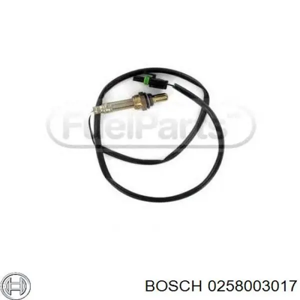 0258003017 Bosch Лямбдазонд, датчик кисню до каталізатора