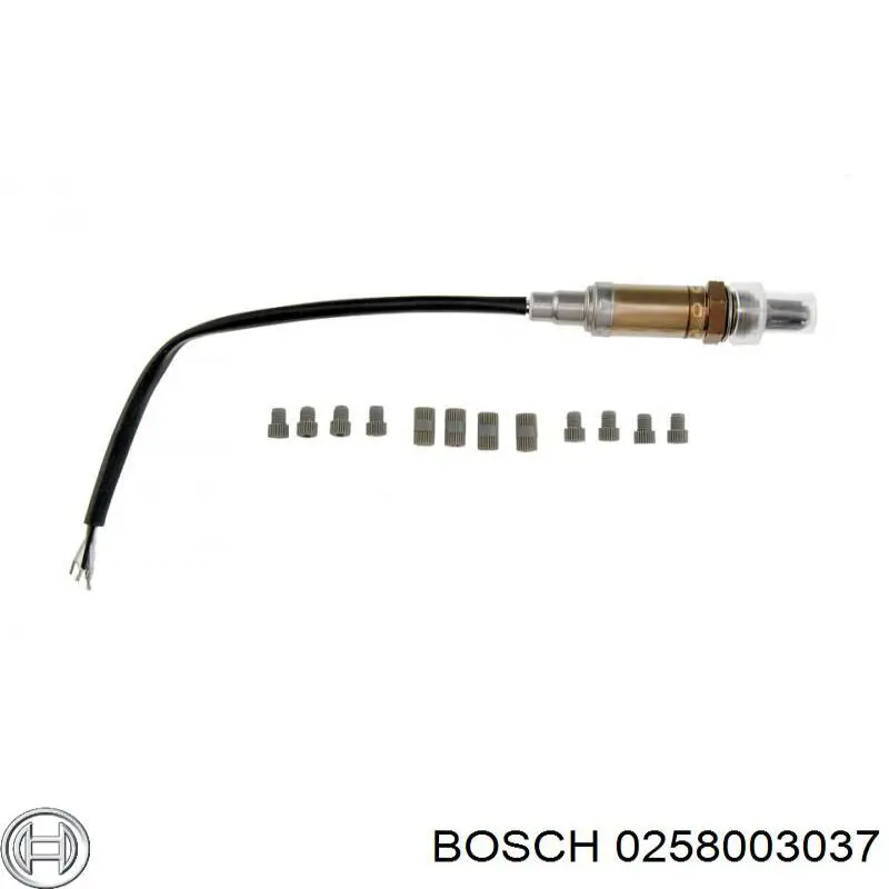 Лямбда датчик кисню Bosch 0258003037 ціна, від 47.95 USD