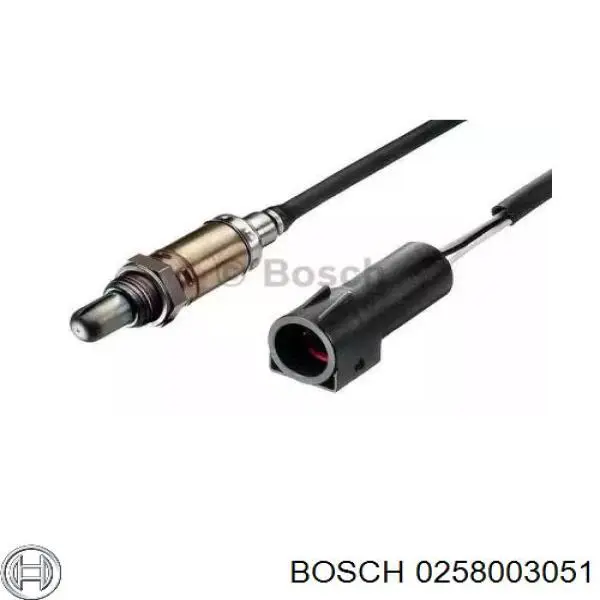 Купити 0258003051 Bosch Лямбда зонд, датчик кисню