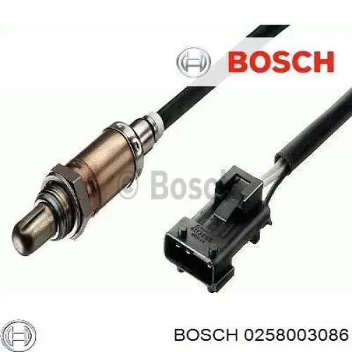 0258003086 Bosch лямбдазонд, датчик кисню до каталізатора