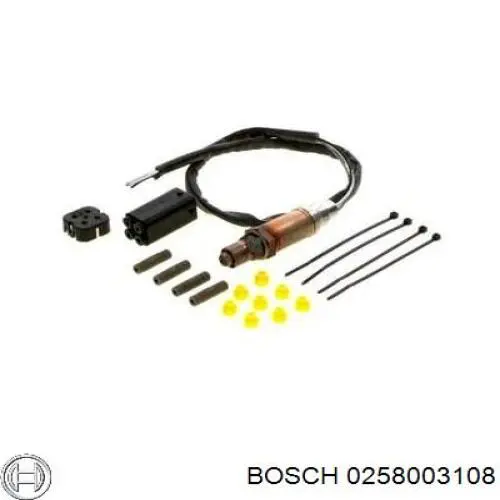 Лямбда датчик кисню Bosch 0258003108 ціна, від 73.18 USD
