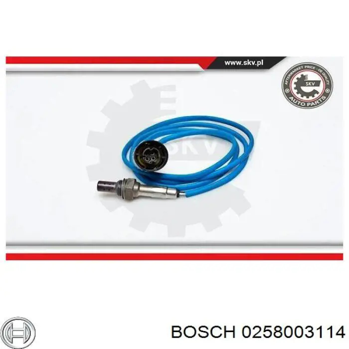 Лямбдазонд, датчик кисню 0258003114 Bosch