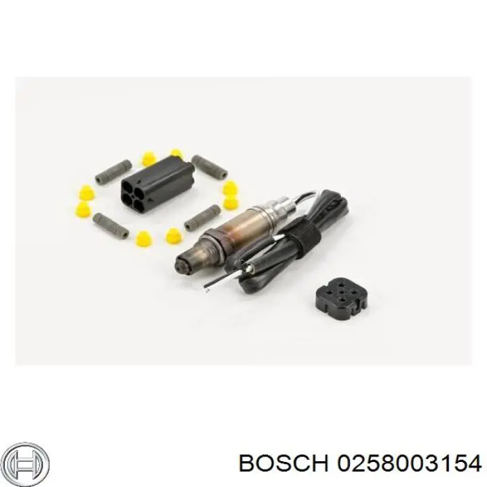 Лямбдазонд, датчик кисню до каталізатора 0258003154 Bosch