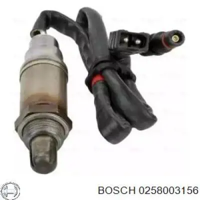 Лямбдазонд, датчик кисню до каталізатора 0258003156 Bosch