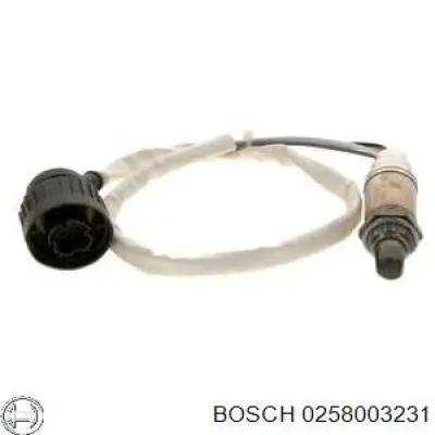 Лямбда датчик кисню Bosch 0258003231 ціна, від 71.19 USD