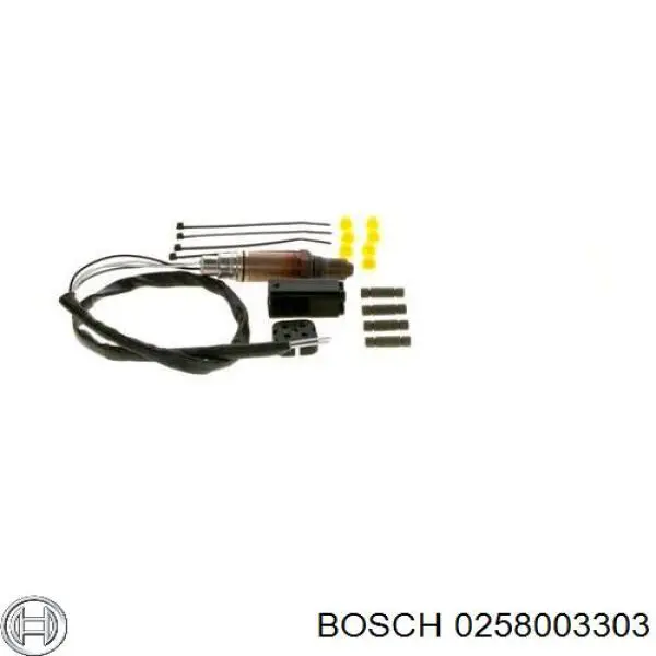 Лямбдазонд, датчик кисню до каталізатора 0258003303 Bosch