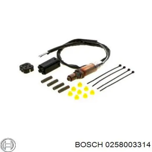 0258003314 Bosch Лямбдазонд, датчик кисню до каталізатора