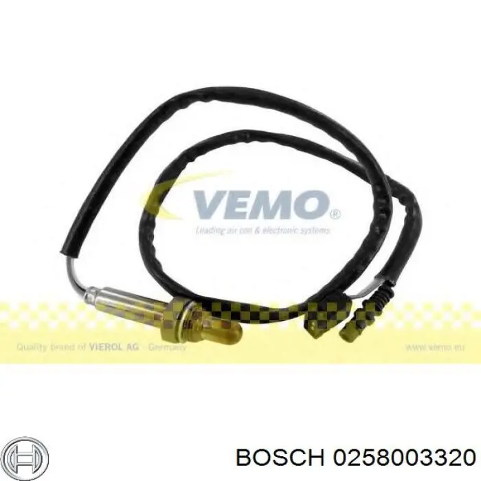 Лямбда датчик кисню Bosch 0258003320 ціна, від 53.78 USD