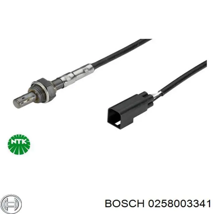Лямбда датчик кисню Bosch 0258003341 ціна, від 41.98 USD