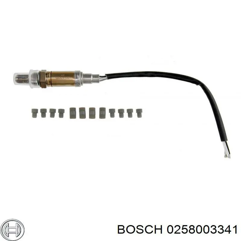Купити 0258003341 Bosch Лямбда зонд, датчик кисню