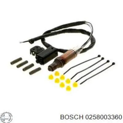 0258003360 Bosch Лямбдазонд, датчик кисню до каталізатора