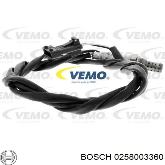 Лямбдазонд, датчик кисню до каталізатора Bosch 0258003360 ціна, від 55.91 USD