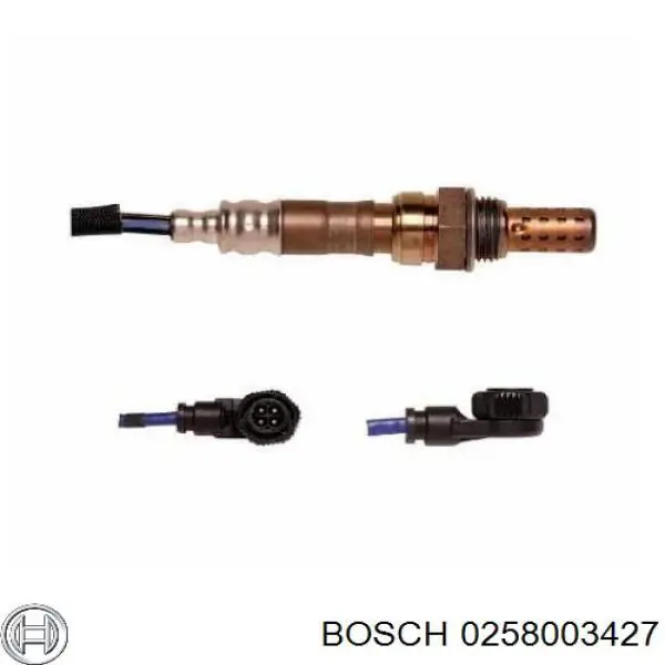 Лямбдазонд, датчик кисню до каталізатора 0258003427 Bosch