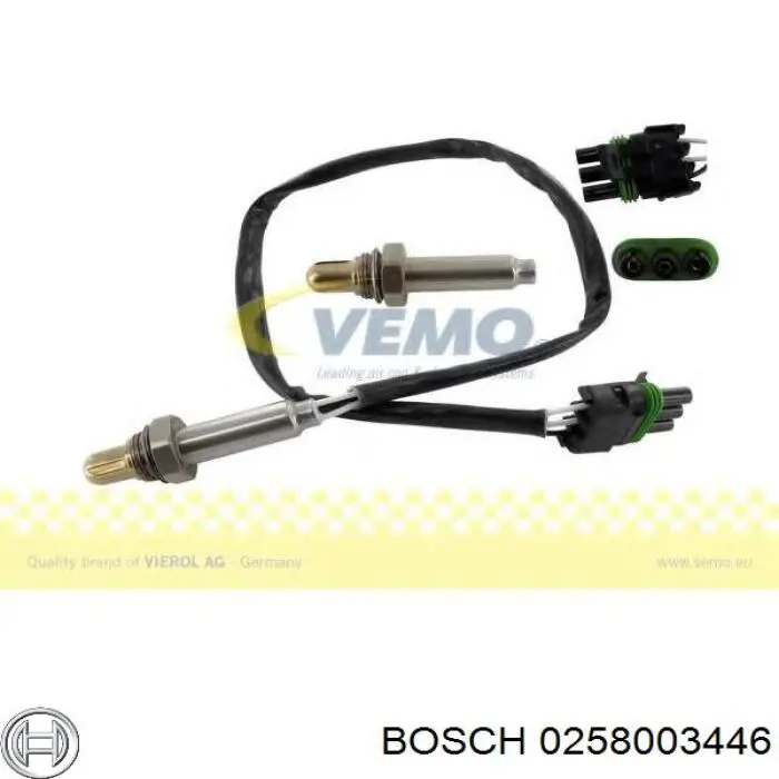 Лямбда датчик кисню Bosch 0258003446 ціна, від 38.82 USD