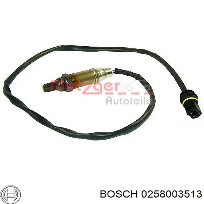 Купити 0258003513 Bosch Лямбда-зонд, датчик кисню до каталізатора, лівий