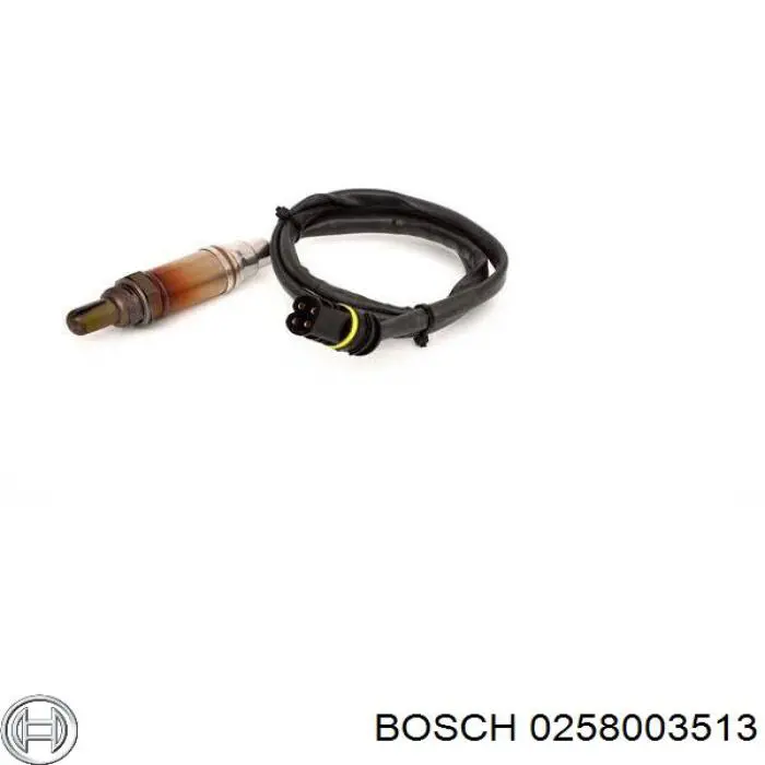 0258003513 Bosch лямбда-зонд, датчик кисню до каталізатора, лівий